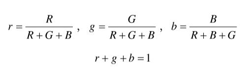 顏色匹配方程式的簡化式01